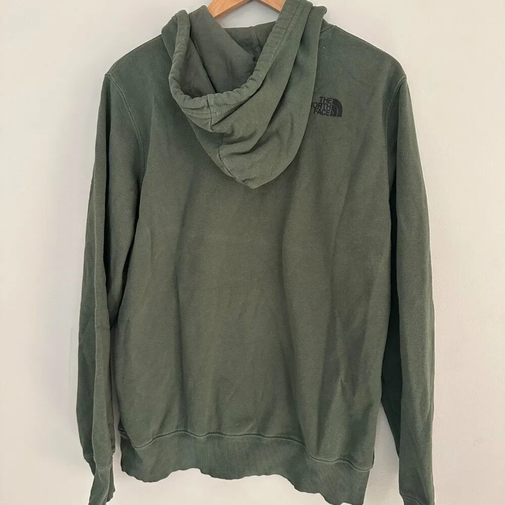 The North Face Bear Pullover Sweatshirt Hooded Track Jacket - Medium